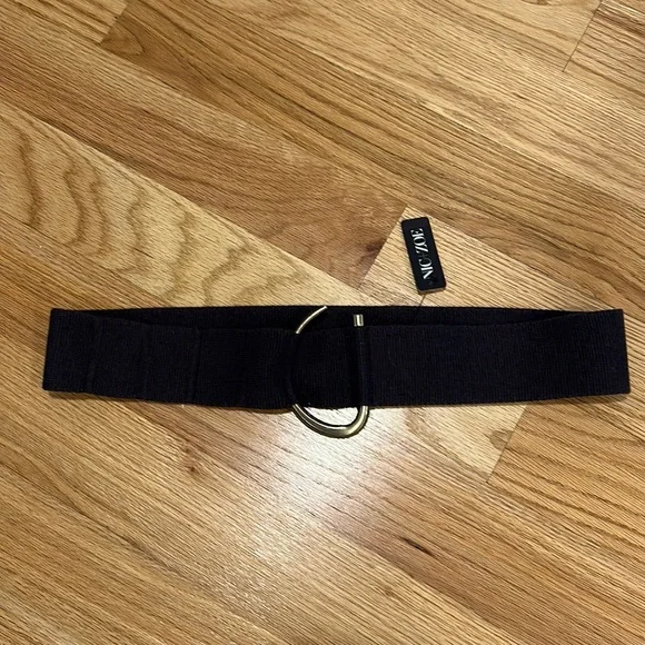 Nic&Zoe taupe/black stretch waist belt TIESOME Elastic Stretch Belt for Women Invisible Waist Belt  main image 4